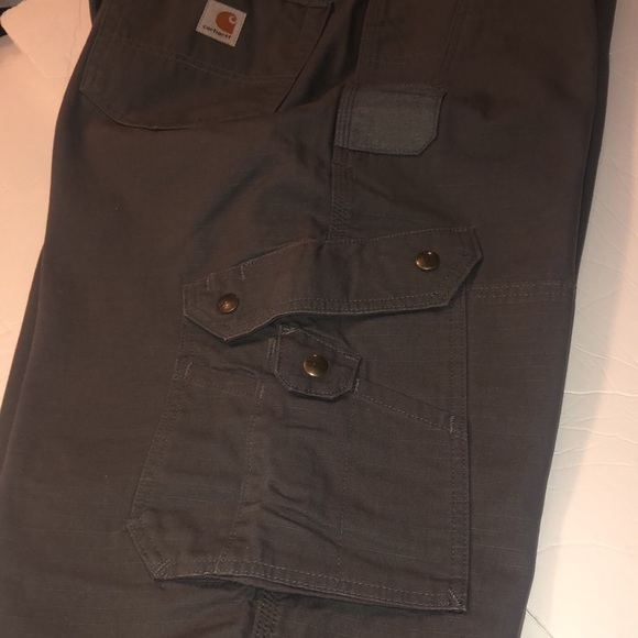 Carhartt Ripstop Flannel Lined Cargo Work Pant - Picture 10 of 11